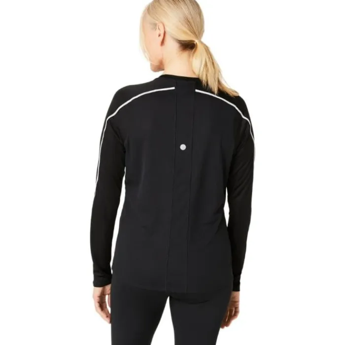 Asics T-shirt Et Manches Longues Running^Road Lite-Show LS Top Noir