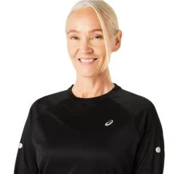 Asics T-shirt Et Manches Longues Running^Road Lite-Show LS Top Noir