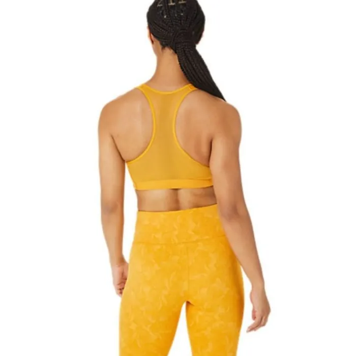 Asics Brassière De Sport^Runkoyo Jacquard Bra Jaune