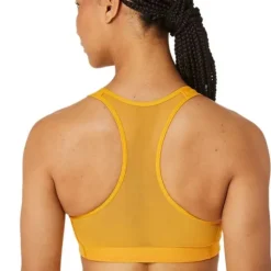 Asics Brassière De Sport^Runkoyo Jacquard Bra Jaune