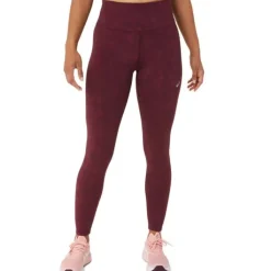Asics Collant Et Pantalon Running^Runkoyo Jacquard Tight Rouge