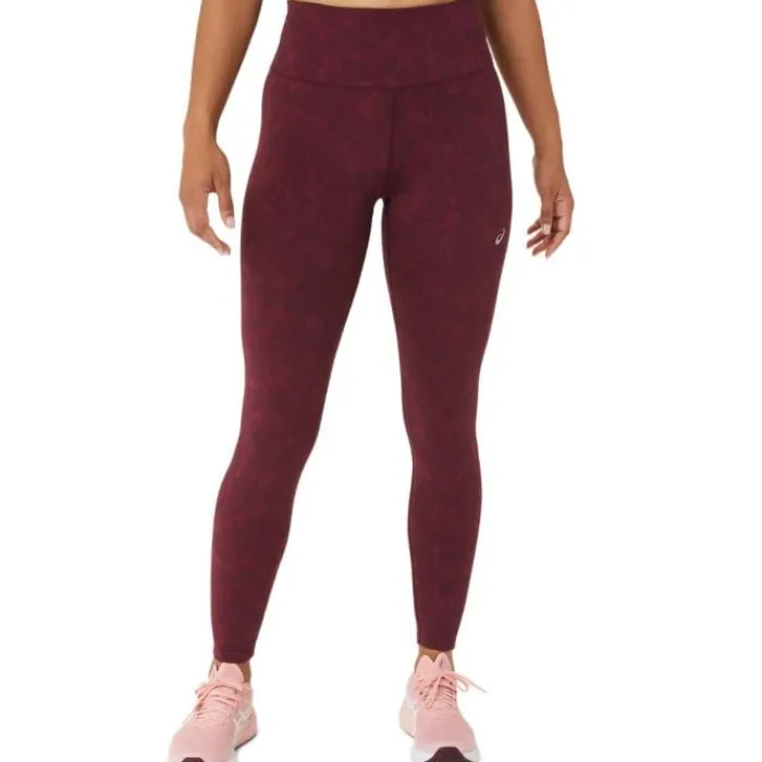 Asics Collant Et Pantalon Running^Runkoyo Jacquard Tight Rouge