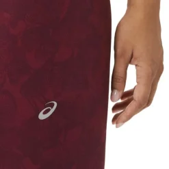 Asics Collant Et Pantalon Running^Runkoyo Jacquard Tight Rouge