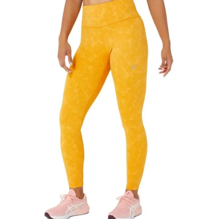 Asics Collant Et Pantalon Running^Runkoyo Jacquard Tight Jaune