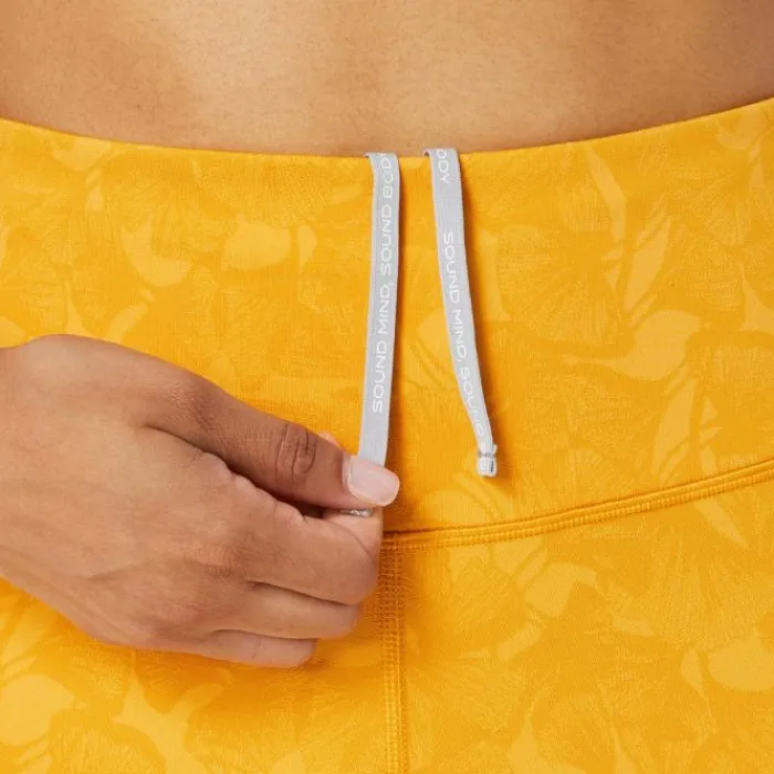 Asics Collant Et Pantalon Running^Runkoyo Jacquard Tight Jaune