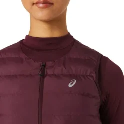 Asics Gilet Running^Runkoyo Padded Vest Mauve