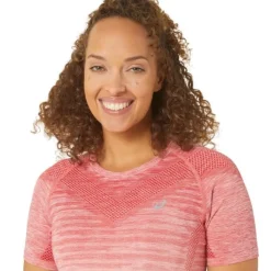 Asics T-shirt Et Manches Longues Running^Seamless SS Top Rose