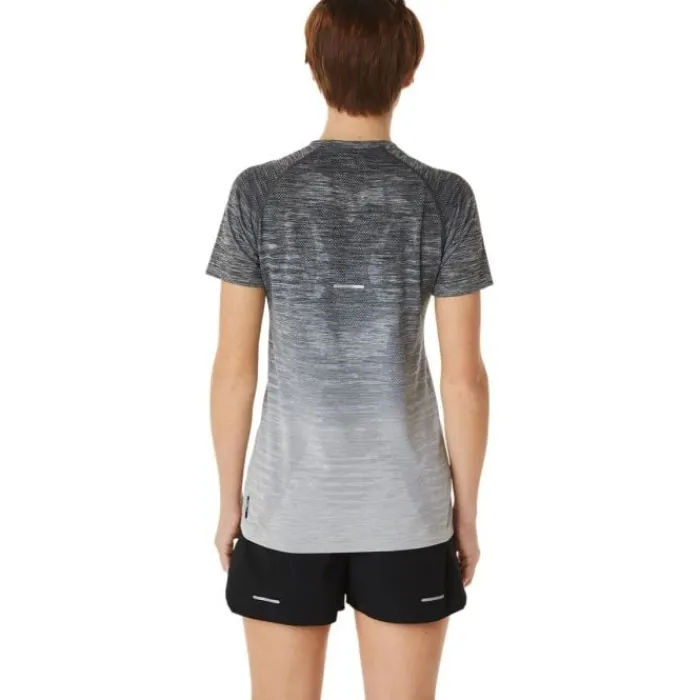Asics T-shirt Et Manches Longues Running^Seamless SS Top Gris