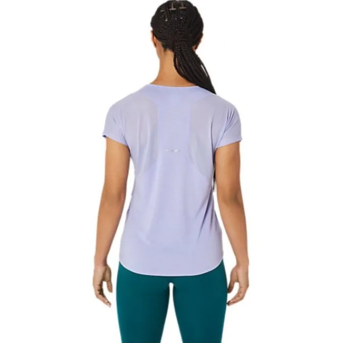 Asics T-shirt Et Manches Longues Running^V-Neck SS Top Mauve