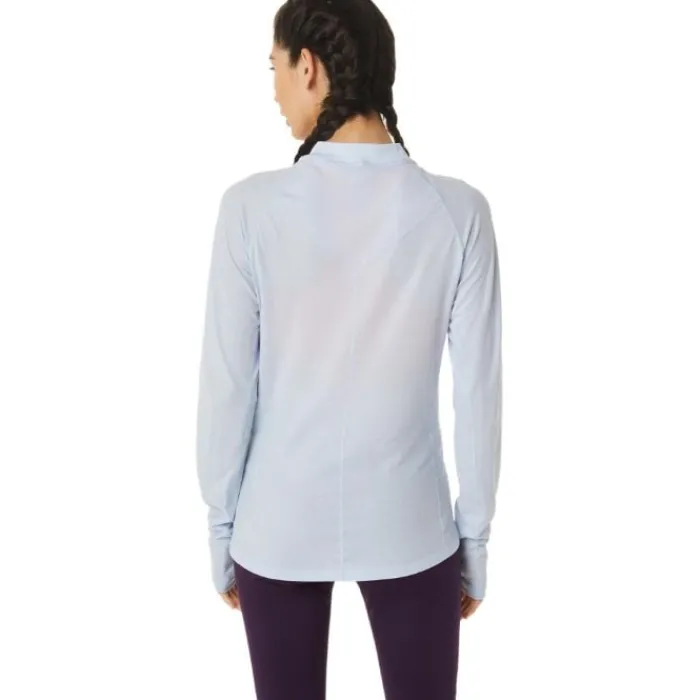 Asics T-shirt Et Manches Longues Running^Winter Run LS Top Bleu