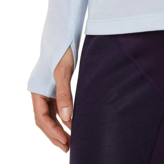 Asics T-shirt Et Manches Longues Running^Winter Run LS Top Bleu