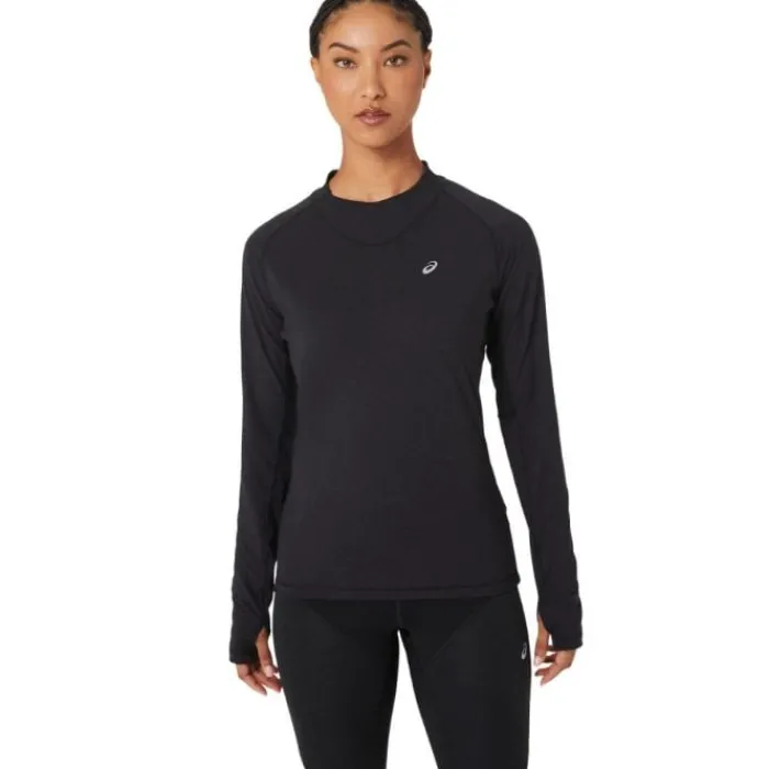 Asics T-shirt Et Manches Longues Running^Winter Run LS Top Noir