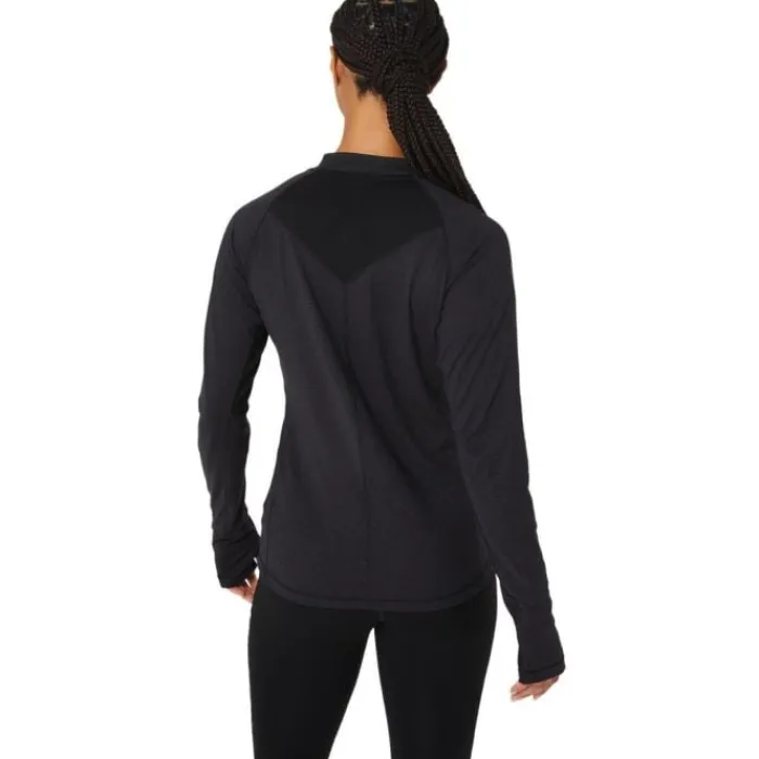 Asics T-shirt Et Manches Longues Running^Winter Run LS Top Noir