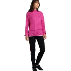 Athli-Tech Veste Running^MAELYNE 200 WOMEN'S WINDBREAKER Rose