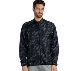 Athli-Tech Veste Running^MAVIN 100 MEN'S WINDBREAKER Noir