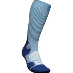 Bauerfeind Chaussettes|Chaussettes Running^Outdoor Merino Compression Socks High Cut Bleu