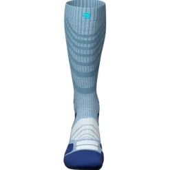 Bauerfeind Chaussettes|Chaussettes Running^Outdoor Merino Compression Socks High Cut Bleu