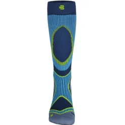 Bauerfeind Chaussettes|Chaussettes Running^Run Performance Compression Socks High Cut Bleu