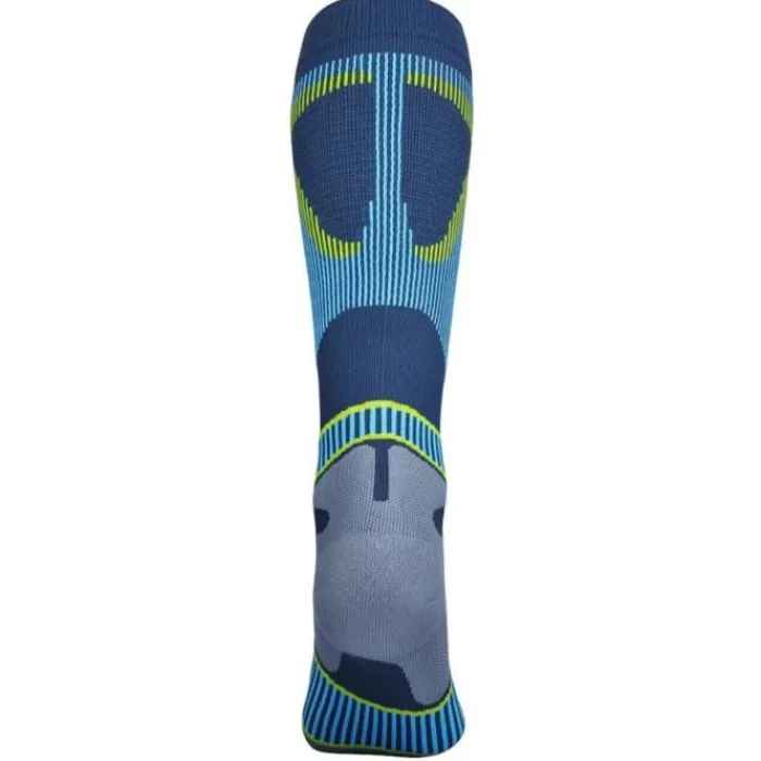Bauerfeind Chaussettes|Chaussettes Running^Run Performance Compression Socks High Cut Bleu