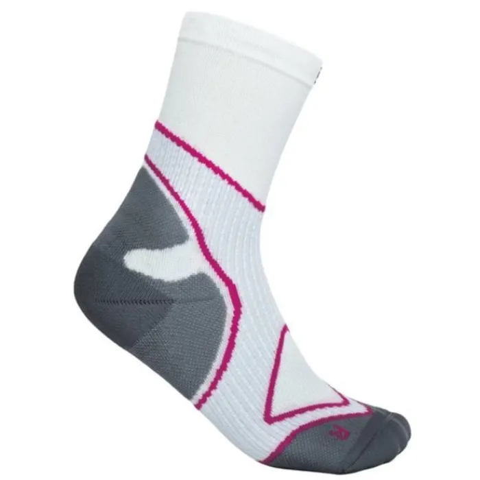 Bauerfeind Chaussettes|Chaussettes Running^Run Performance Socks Mid Cut Blanc