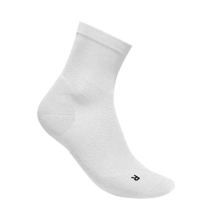 Bauerfeind Chaussettes|Chaussettes Running^Run Ultralight Compression Socks Mid Cut Blanc