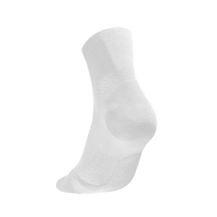 Bauerfeind Chaussettes|Chaussettes Running^Run Ultralight Compression Socks Mid Cut Blanc