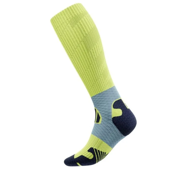 Bauerfeind Chaussettes|Chaussettes Running^Trail Run Compression Socks High Cut Vert