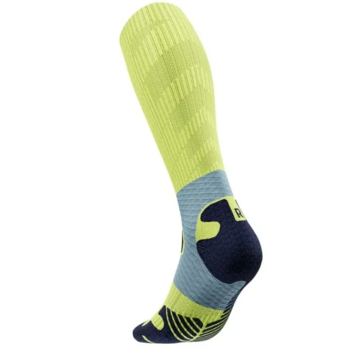 Bauerfeind Chaussettes|Chaussettes Running^Trail Run Compression Socks High Cut Vert