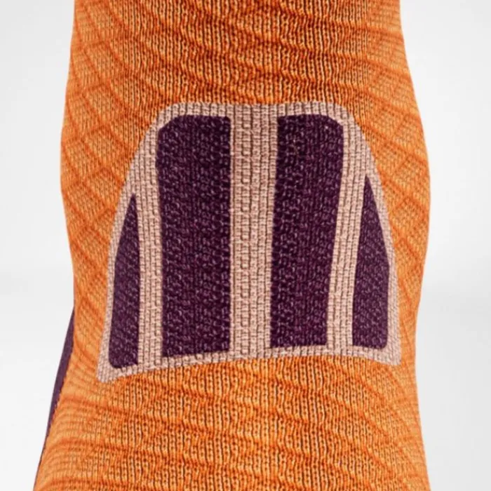Bauerfeind Chaussettes|Chaussettes Running^Trail Run Compression Socks Mid Cut Orange