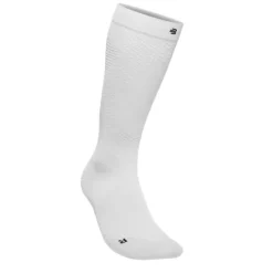 Bauerfeind Chaussettes|Chaussettes Running^Ultralight Compression Socks High Cut Blanc