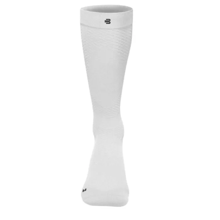 Bauerfeind Chaussettes|Chaussettes Running^Ultralight Compression Socks High Cut Blanc