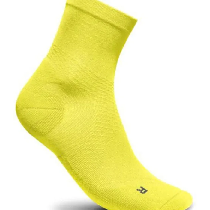 Bauerfeind Chaussettes|Chaussettes Running^Ultralight Compression Socks Mid Cut Jaune