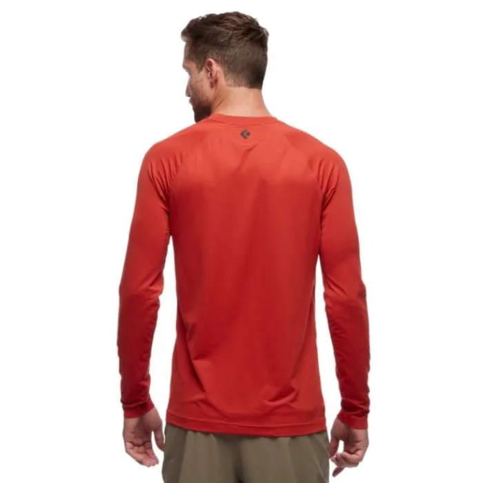 Black Diamond T-shirt Et Manches Longues Running^Alpenglow Long Sleeve Crew Rouge