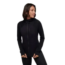 Black Diamond T-shirt Et Manches Longues Running^Coefficient LT Hybrid Hoody Noir