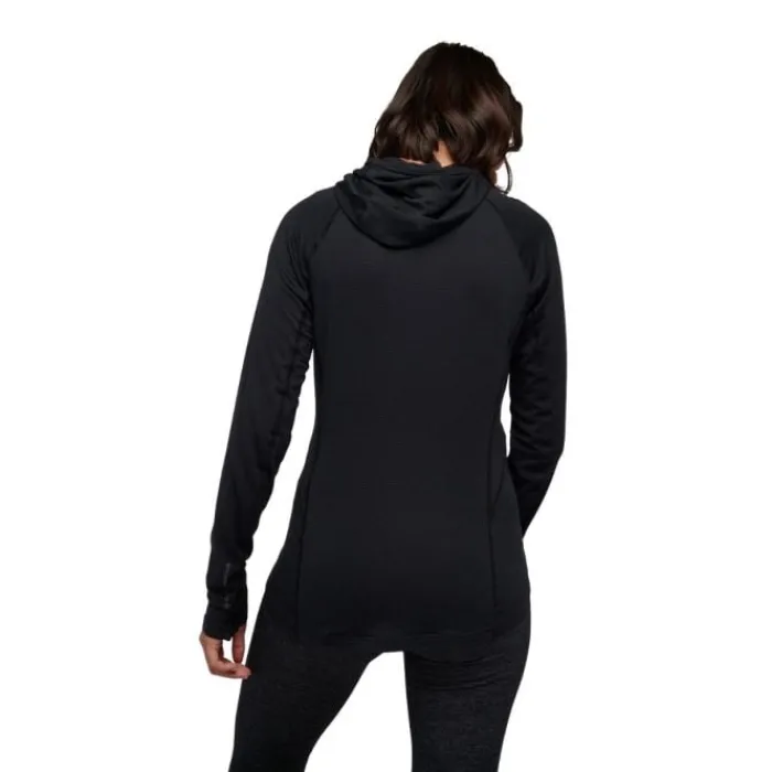 Black Diamond T-shirt Et Manches Longues Running^Coefficient LT Hybrid Hoody Noir