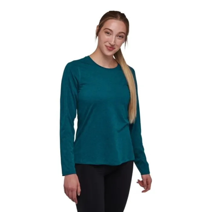Black Diamond T-shirt Et Manches Longues Running^Lightwire LS Tee Bleu