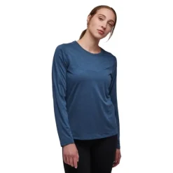 Black Diamond T-shirt Et Manches Longues Running^Lightwire LS Tee Bleu