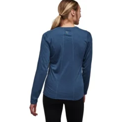 Black Diamond T-shirt Et Manches Longues Running^Lightwire LS Tee Bleu