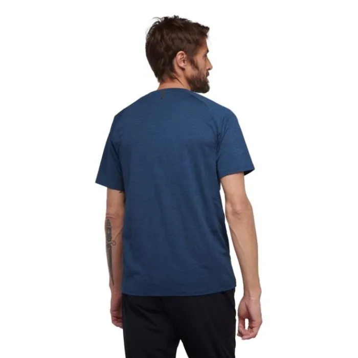 Black Diamond T-shirt Et Manches Longues Running^Lightwire Short Sleeve Tech Tee Bleu