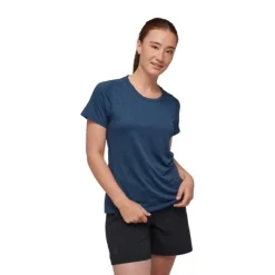 Black Diamond T-shirt Et Manches Longues Running^Lightwire SS Tech Tee Bleu