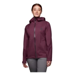 Black Diamond Veste Running^Stormline Stretch Rain Shell Rouge