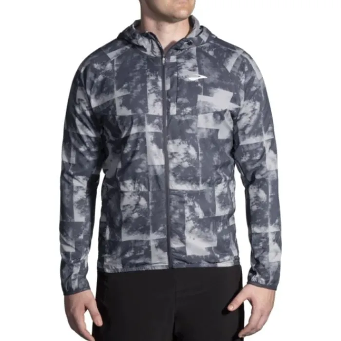 Brooks Veste Running^Canopy Jacket Gris