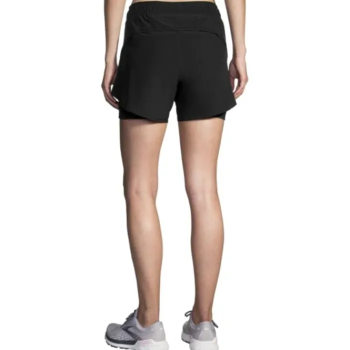 Brooks Short Running^Chaser 5" 2In1 Shorts Noir