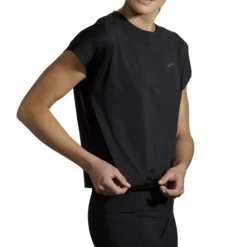 Brooks T-shirt Et Manches Longues Running^Sprint Free Short Sleeve Noir