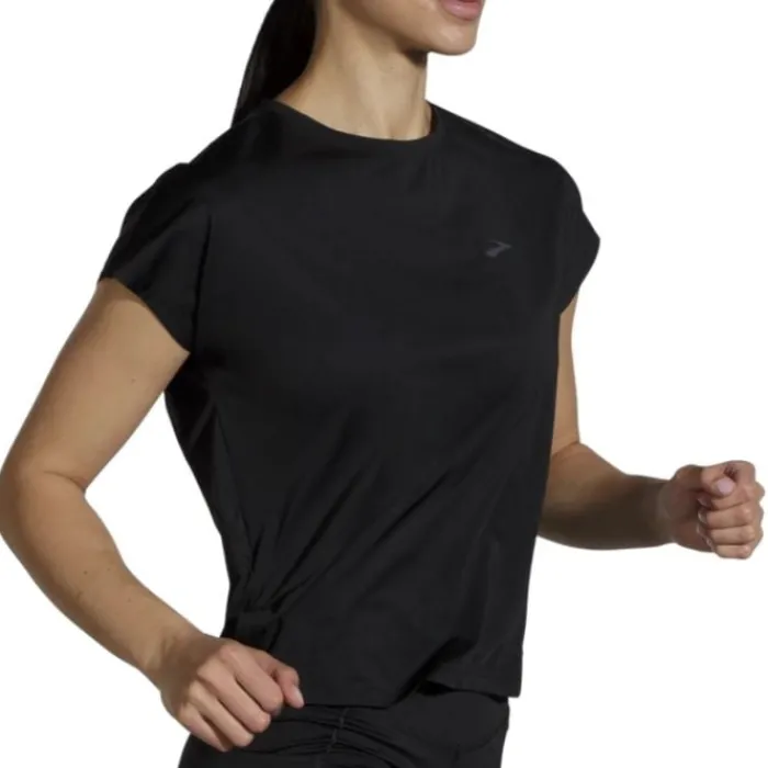 Brooks T-shirt Et Manches Longues Running^Sprint Free Short Sleeve Noir