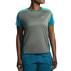 Brooks T-shirt Et Manches Longues Running^Sprint Free Short Sleeve 2.0 Bleu
