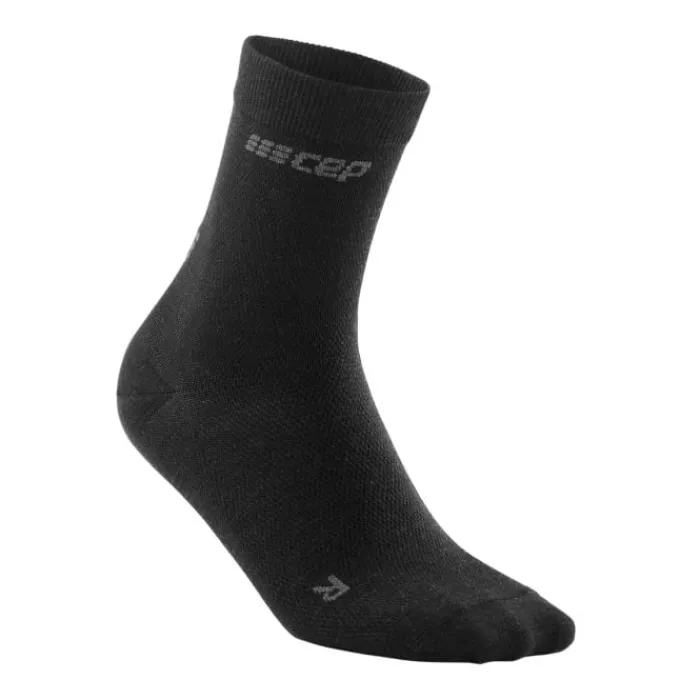 CEP Chaussettes|Chaussettes Running^Allday Recovery Mid Cut Sock Noir