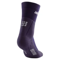 CEP Chaussettes|Chaussettes Running^Cold Weather Mid-Cut Socks Mauve