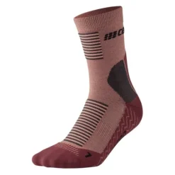 CEP Chaussettes|Chaussettes Running^Cold Weather Mid-Cut Socks Rouge