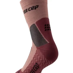 CEP Chaussettes|Chaussettes Running^Cold Weather Mid-Cut Socks Rouge